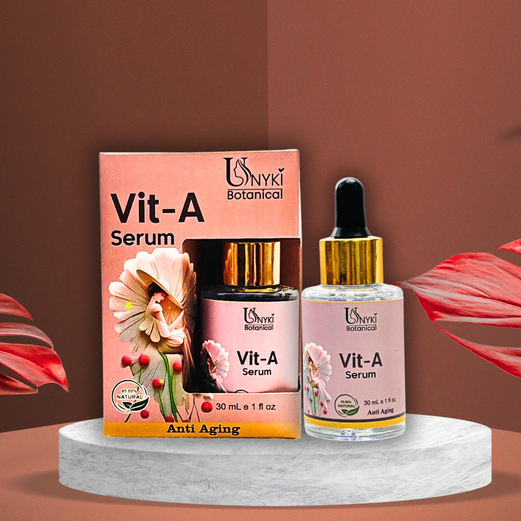 UNYKI Botanical Vitamin A Face Serum – Anti-Aging Skin Repair & Renewal (30ml)