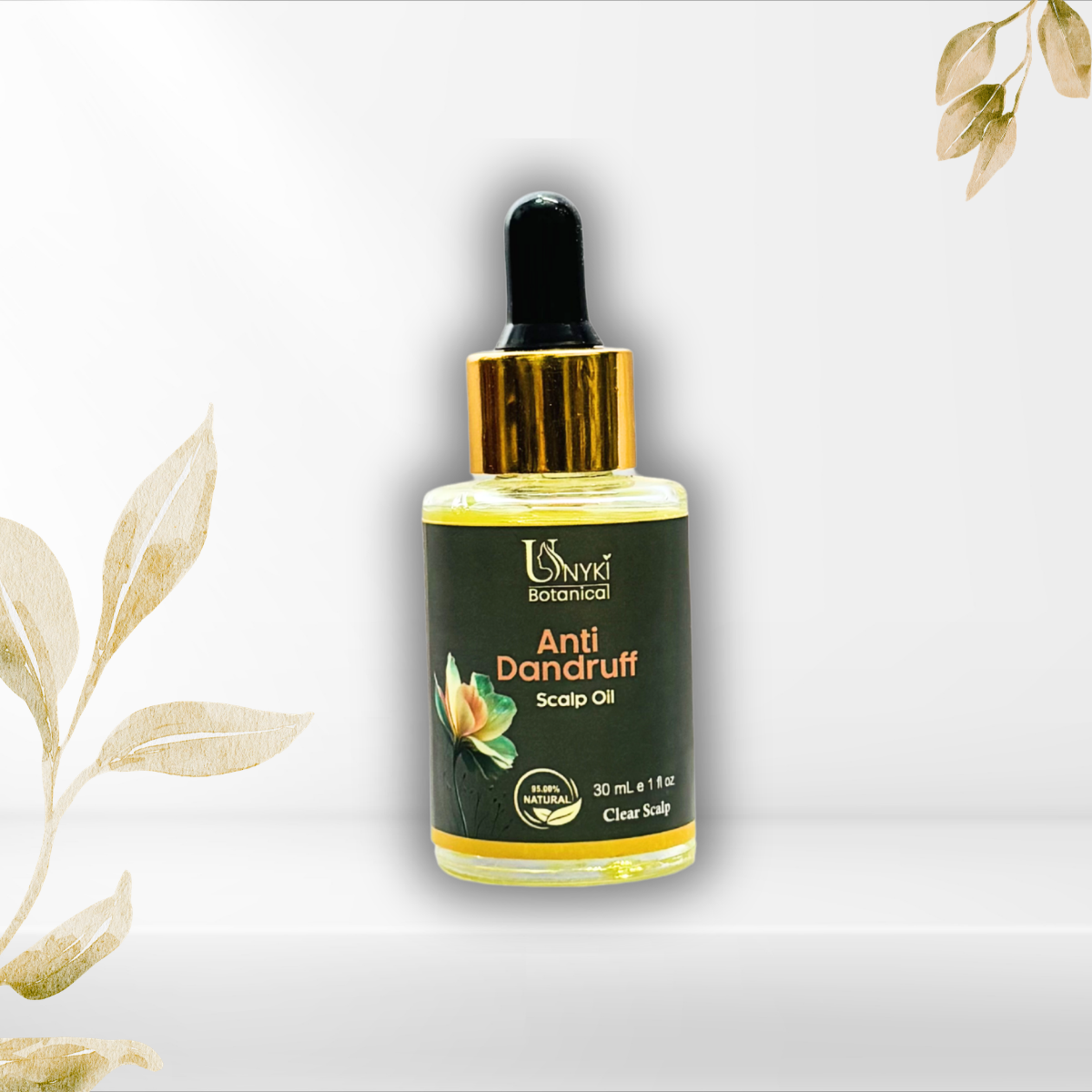 UNYKI Botanical Anti Dandruff Scalp Oil – Nourishing Treatment (30ml)