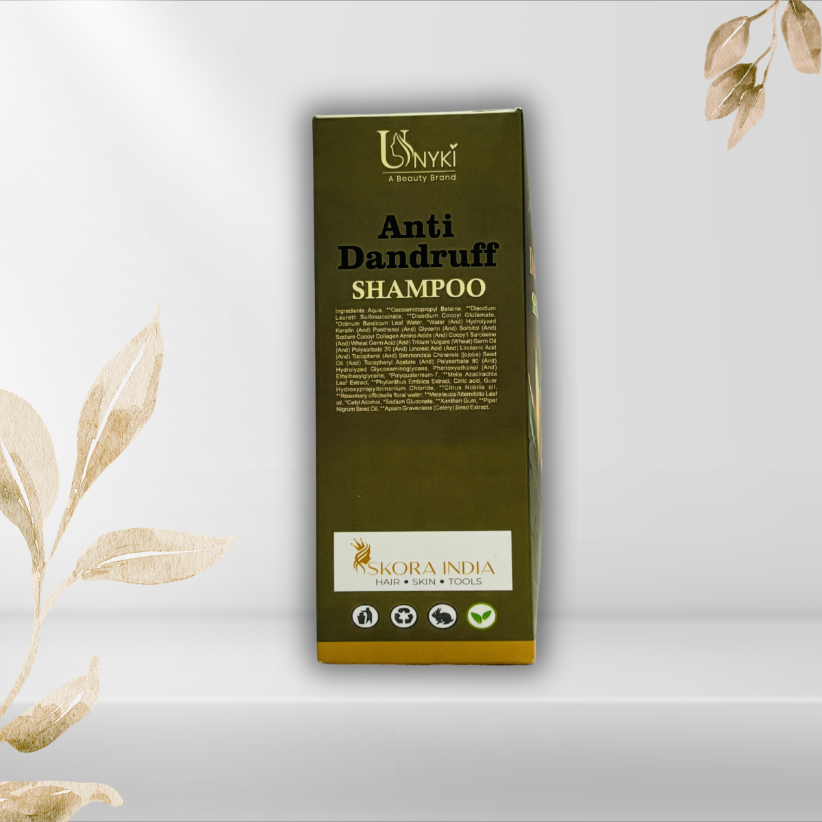 Unyki Botanical Anti Dandruff Shampoo – Scalp Care & Flake Control (200ml)