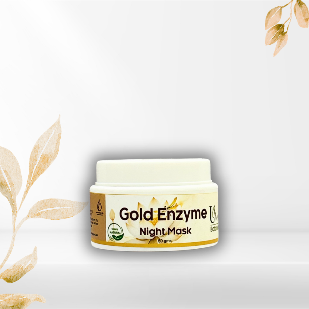 Unyki Botanical Gold Enzyme Night Mask – Overnight Repair & Glow Treatment (50g)