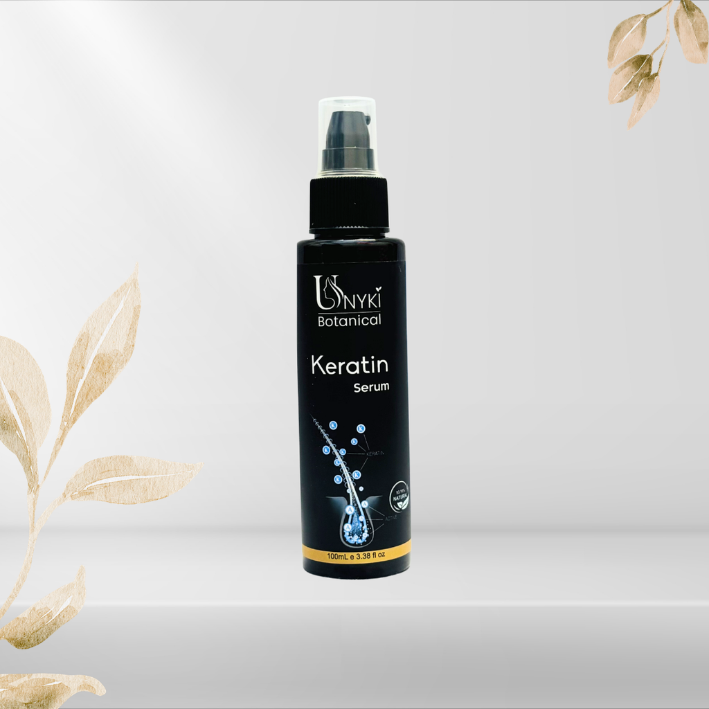 Keratin Hair Serum – Frizz Control & Smooth Shine Leave-In Serum