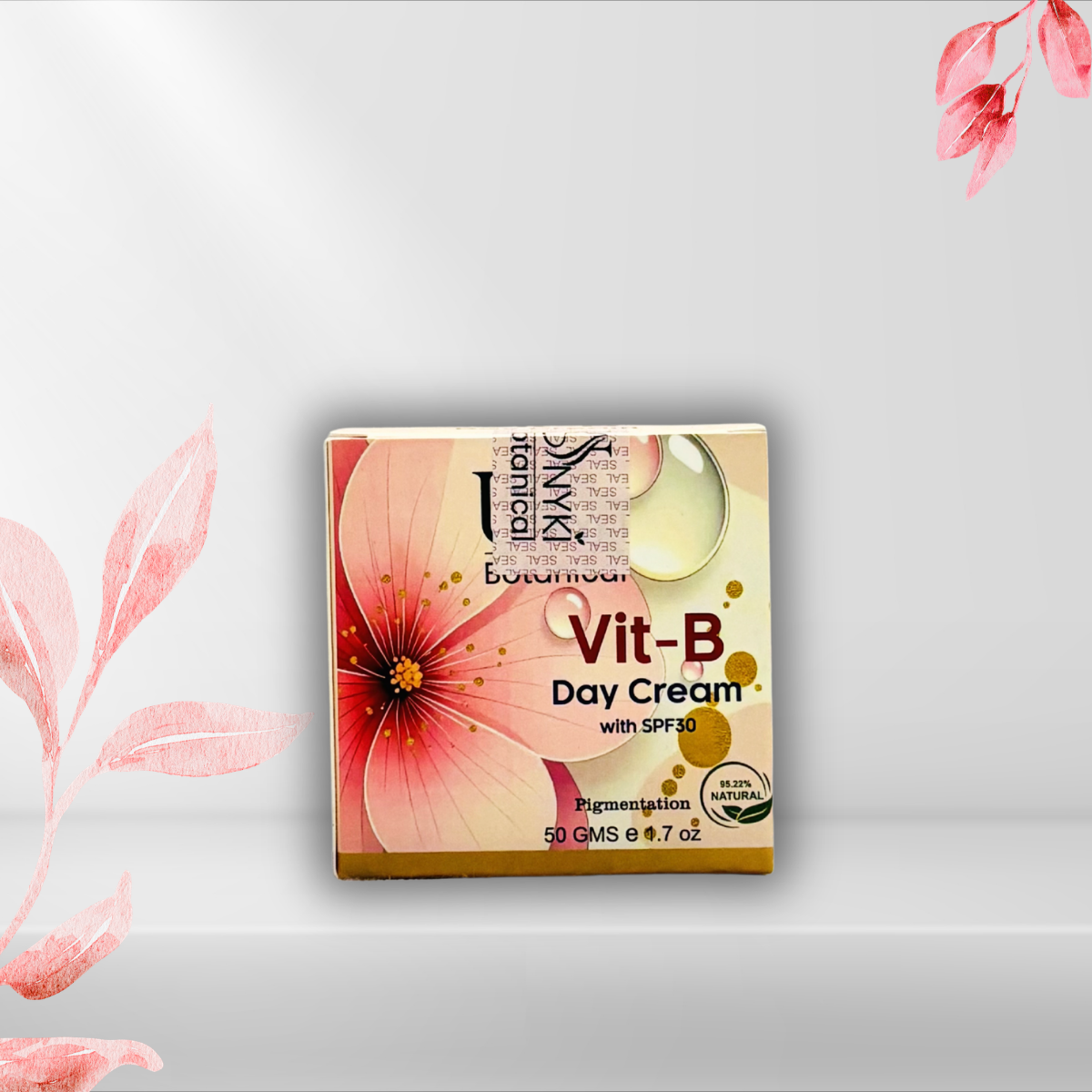 Unyki Botanical Vit-B Day Cream SPF30 (Pigmentation Control) – 50g