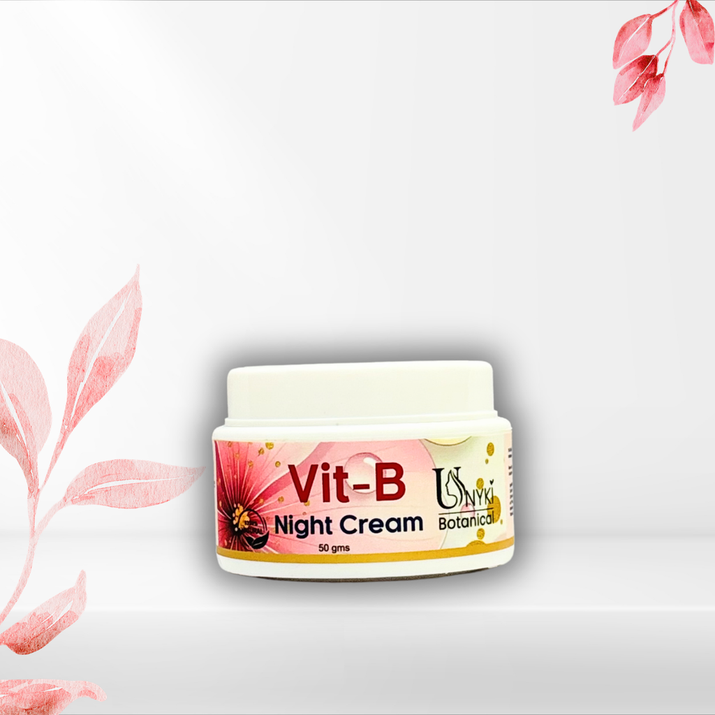 Unyki Botanical Vit-B Night Cream – Pigmentation Repair & Overnight Skin Renewal (50g)