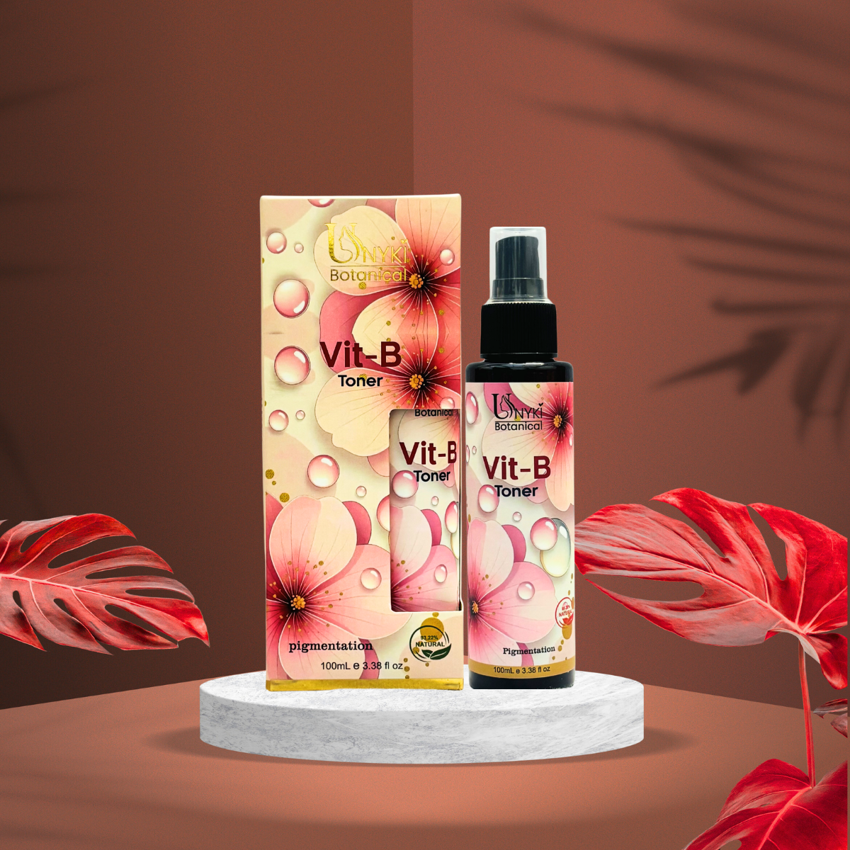 Unyki Botanical Vit-B Toner – Brightening & Pigmentation Control Face Toner (100ml)