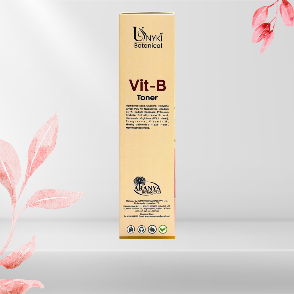 Unyki Botanical Vit-B Toner – Brightening & Pigmentation Control Face Toner (100ml)