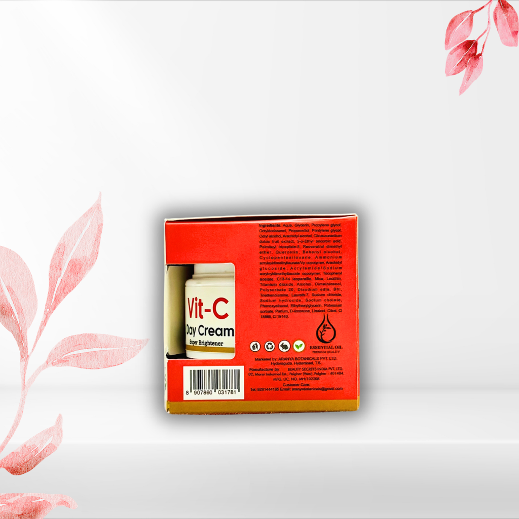Unyki Botanical Vit-C Day Cream SPF 30 – Brightening Moisturizer & Daily Sun Protection (50g)