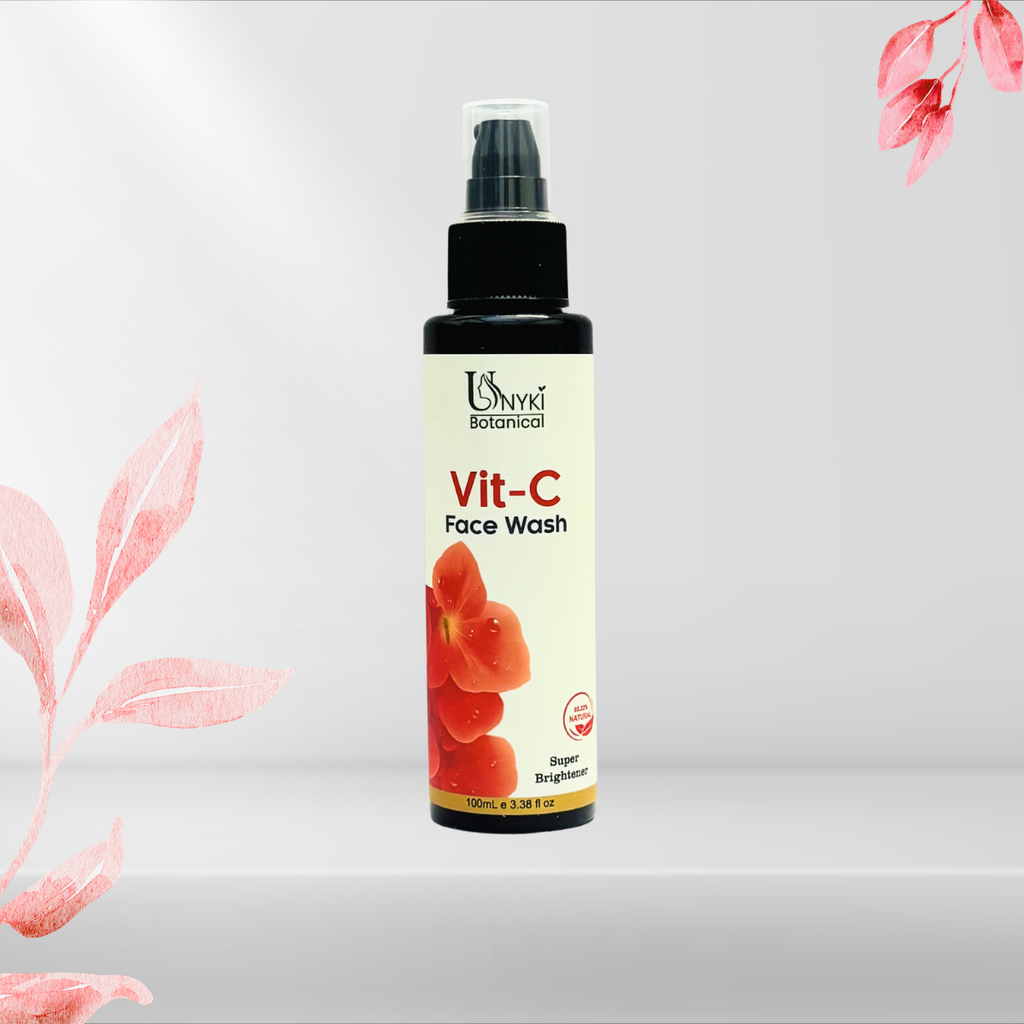 Unyki Botanical Vit-C Face Wash – Brightening Cleanser for Radiant & Fresh Skin (100ml)
